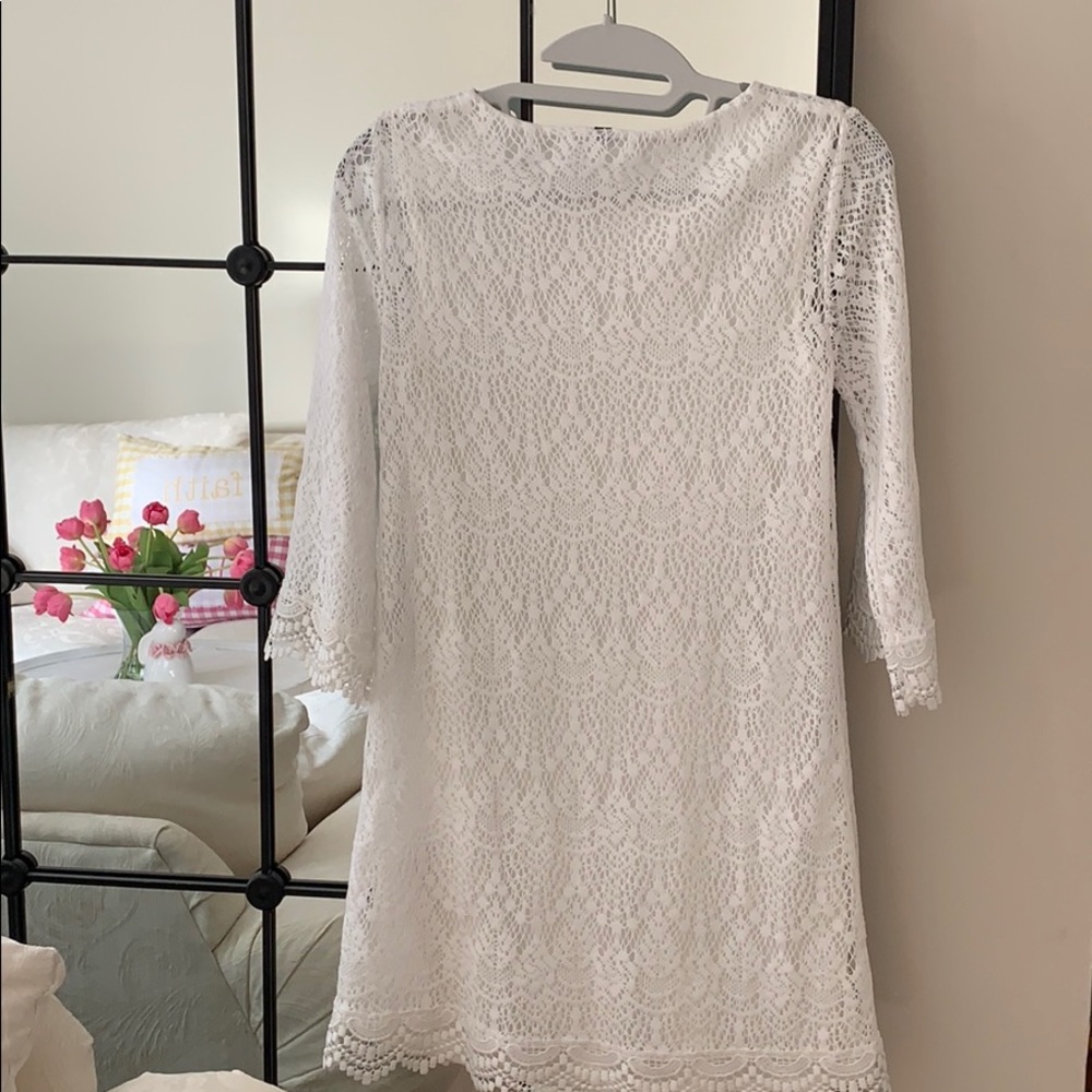 🌸SWEET LITTLE WHITE DRESS 🌸 - Picture 2 of 3